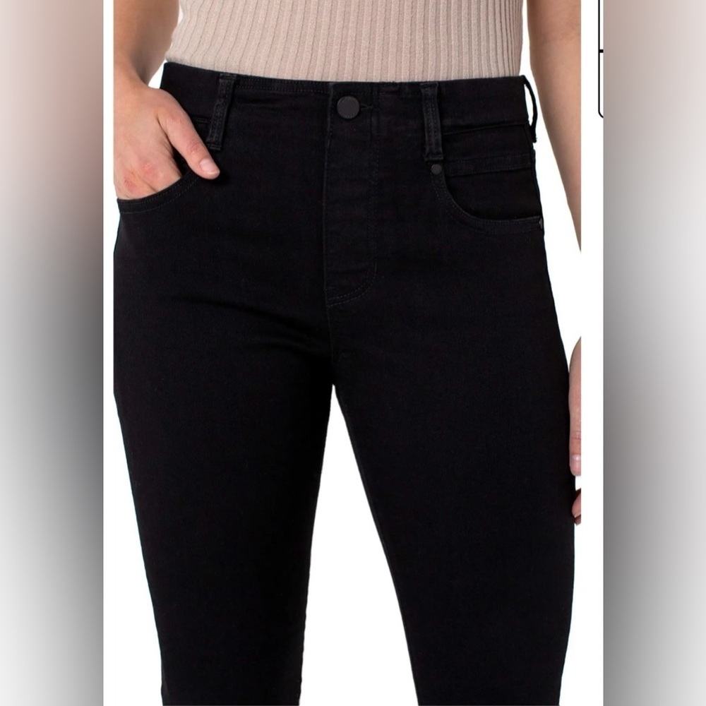 Liverpool Black Skinny Pull On Jeans Size 28 - Picture 6 of 16